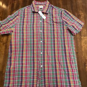 J. Crew Multicolor Plaid Casual Shirt